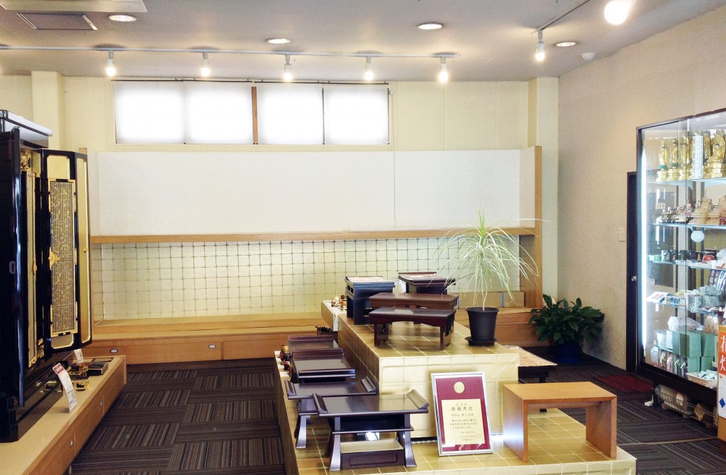 上置仏壇コーナー